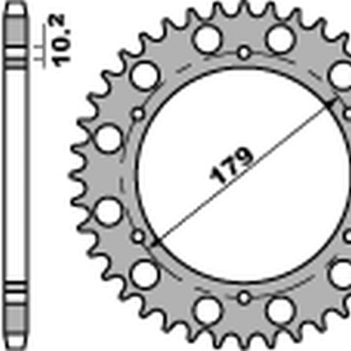 PBR 2022/03 HÁTSÓ FOKOZAT 4427 46 C45 APRILIA ETV 1000 ’01 -’08 CAPONORD (525 LÁNC) (STD. + 1) (JTR-NINCS)